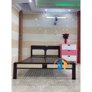 Giường sắt kiểu gỗ đại thành