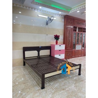 Giường sắt kiểu gỗ đại thành