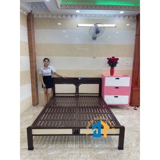 Giường sắt kiểu gỗ đại thành