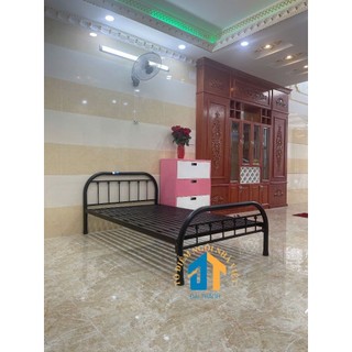 Giường sắt 1m2 trân châu