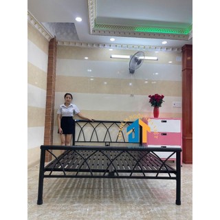 Giường sắt đan chéo 1m4x2m ĐẠI THÀNH