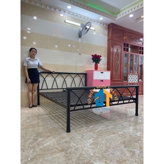 Giường sắt đan chéo 1m4x2m ĐẠI THÀNH