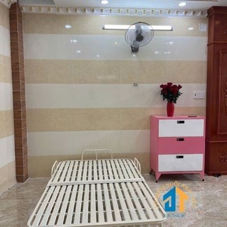 Giường sắt xếp di động khung sắt sơn tĩnh điện nhiều kích thước