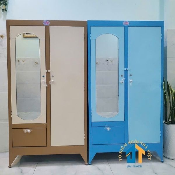 Tủ sắt đựng quần áo 1m6 TADT11