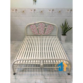 Giường sắt ngang 1m6 dài 2m – GS150