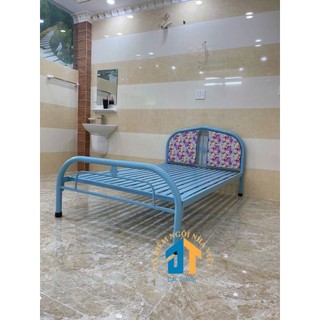 Giường ngủ sắt 1m2 x 2m Đại thành