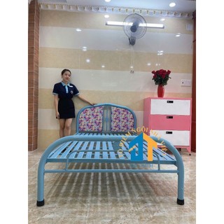Giường sắt ngang 1m dài 2m – GS02