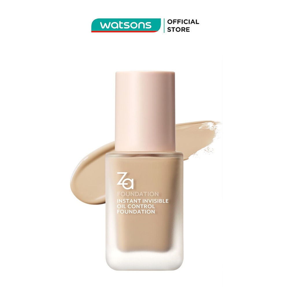 Kem Nền ZA Instant Invisible Oil Control Liquid Foundation 25ml