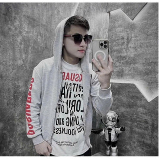  Áo Khoác Hoodie DSQ2 In Chữ Đỏ Siêu Đẹp - Áo Khoác Hoodie Zip DSQ2 In Chữ Sau Lưng Chất Nỉ Cao Cấp 
