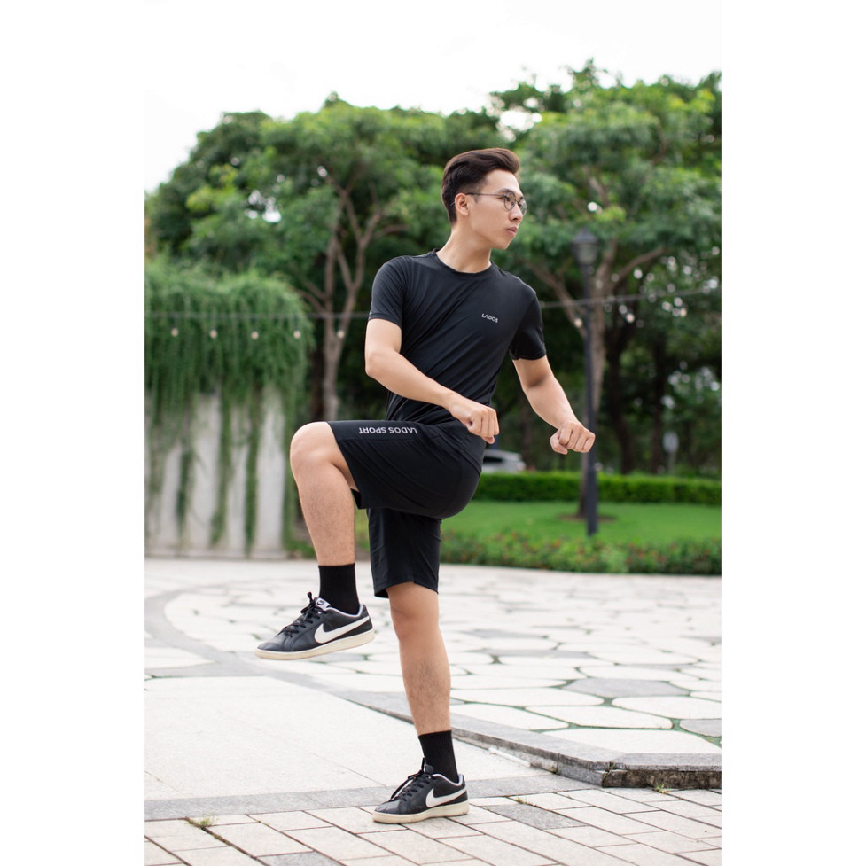 Bộ quần áo thể thao nam đẹp cao cấp LADOS - 7001, vải thun lạnh, mặc nhà, chạy bộ, tập gym 2024