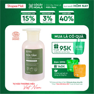Sữa Tắm Trắng Da,Cam Trà Cỏ Cây Hoa Lá - Dưỡng Da Trắng Sáng Tự Nhiên Từ Bột Vỏ Cam - 300g