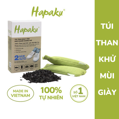 Túi Than Hoạt Tính Khử Mùi Hôi Giày HAPAKU Hút Ẩm Diệt Vi Khuẩn Nấm Mốc Ngăn Mùi Mồ Hôi