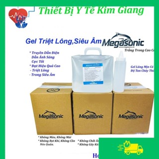 Gel Siêu Âm, Gel Triệt Lông Megasonic Can 5 Lít