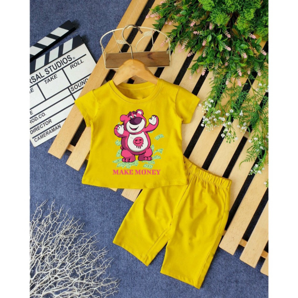 Bộ gấu dâu cho bé gái  siêu xinh cho bé 6-24kg.BGL08 . SUKAKID