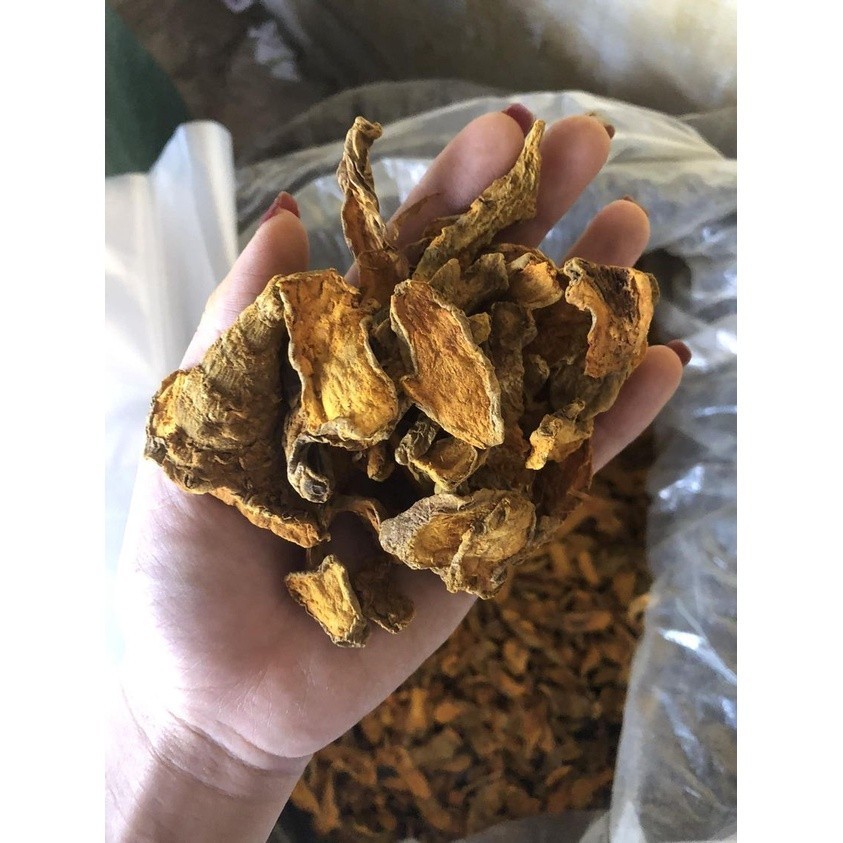 nghệ vàng khô thái lát 1kg