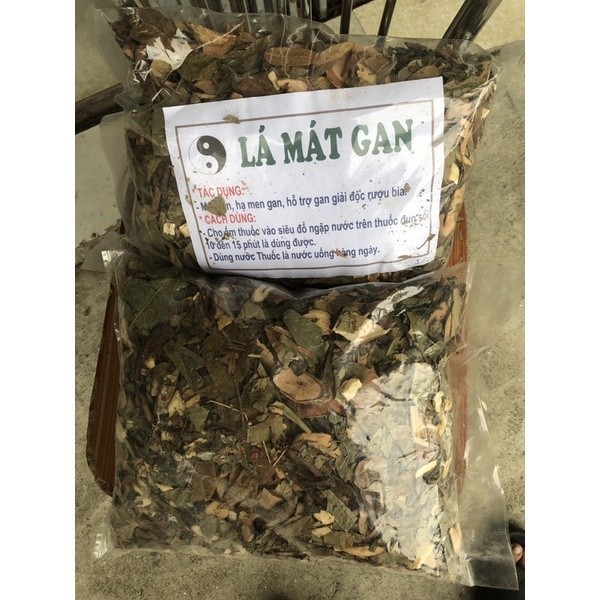 Lá mát gan thải độc túi 1kg