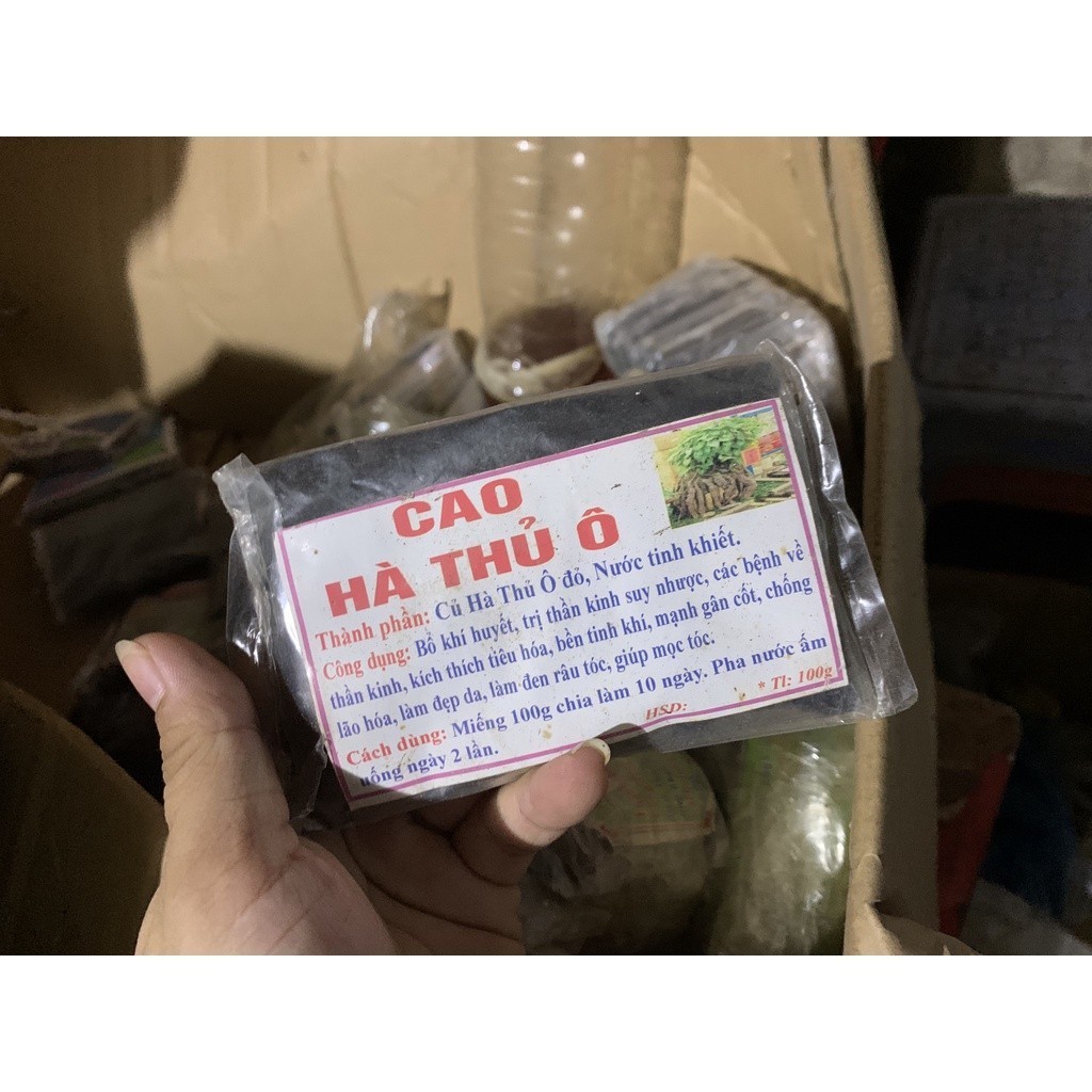 Cao hà thủ ô miếng 100 gram