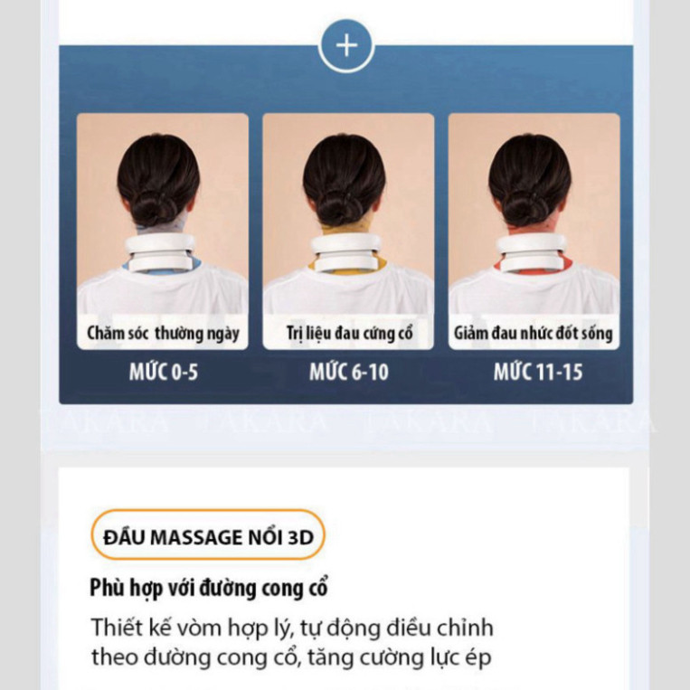 Máy Massage Cổ Vai Gáy Cao Cấp JT88 Nhỏ Gọn 5 Đầu Rung Tăng Hiệu Quả Massage Vùng Vai Gáy TVQ Store
