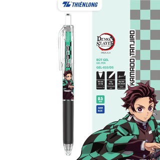 Bút gel Quick Dry Thiên Long Gel-033/DS Phiên bản đặc biệt Demon Slayer  - Mực khô siêu nhanh