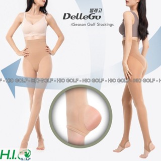  Quần tất golf nữ Dellego nhập khẩu Hàn Quốc - Quần tất golf chống nắng chống tia UV siêu co giãn 