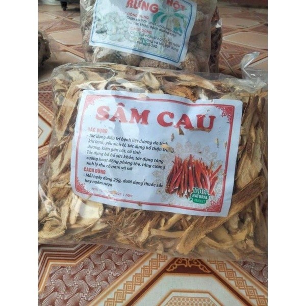 sâm cau đỏ thái lát túi 1kg