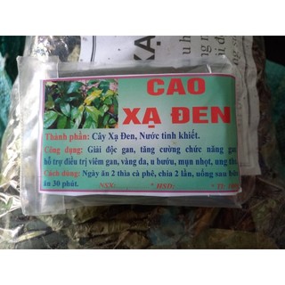 cao xạ đen hoà bình gói 100gram