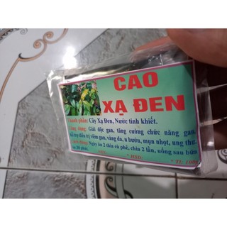 cao xạ đen hoà bình gói 100gram