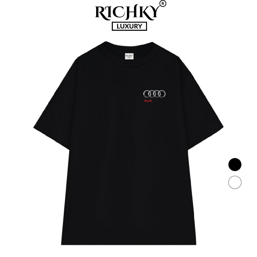 Áo Thun Richky Premium Tee Logo Left Audi Supercar New Version