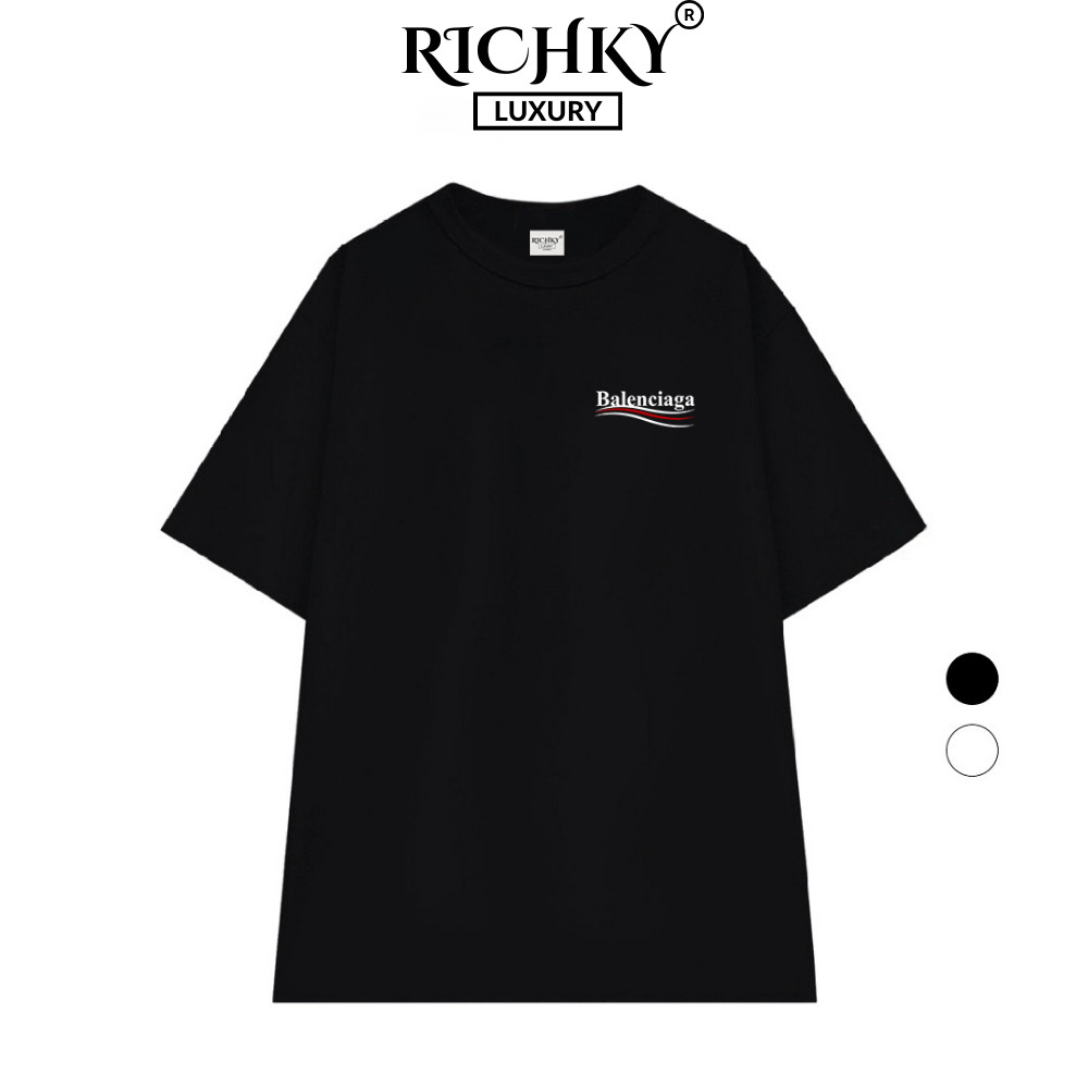 Áo Thun Richky Premium Balenciagaa Wavee New Version