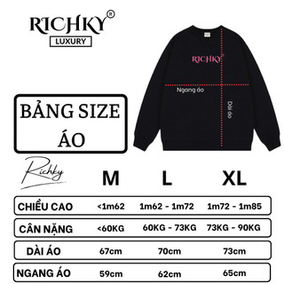 Áo Sweater Richky Premium Nỉ Unisex MLB NY Basic
