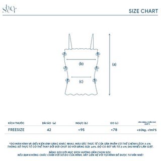 Áo 2 Dây Nhún Bèo - Sheer (02 Màu)