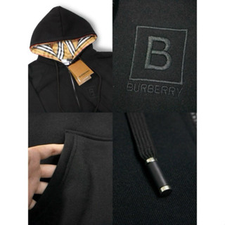  Áo Khoác Hoodie Zip BBR Vintage Phối Hoạ Tiết Nón Sọc Caro Nỉ Bông Dày Nặng Trên 700gram - Áo Hoodie Hot Trend 2024 