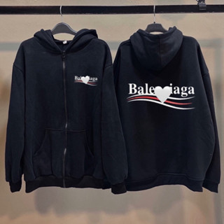  Áo Hoodie Lượn Sóng Balen.ciaga Chất Liệu Nỉ Bông 2 Lớp Dày Dặn Cao Cấp Form Dáng Rộng UniSex Dày Dặn Nam Nữ Mặc Đẹp 