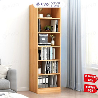  Tủ Sách Đứng Thông Minh FIVO Mẫu FB70 Chất Liệu Gỗ MDF Cao Cấp Kiểu Dáng Hiện Đại Decor Linh Hoạt  40x24x179cm  