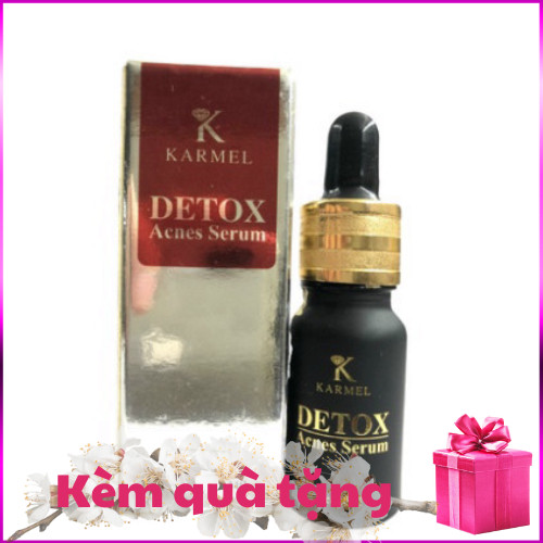 Serum Detox Acnes -Loại Bỏ Mụn đầu đen bã nhờn, da sần, mờ vết thâm nám, tái tạo, dưỡng trắng Karmel