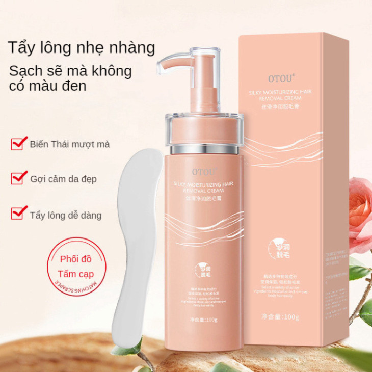 Kem Tẩy Lông Toàn Thân Nhẹ Nhàng Không Đau, Kem Tẩy Lông Vùng Kín Triệt Lông Sạch An Toàn Cho Da