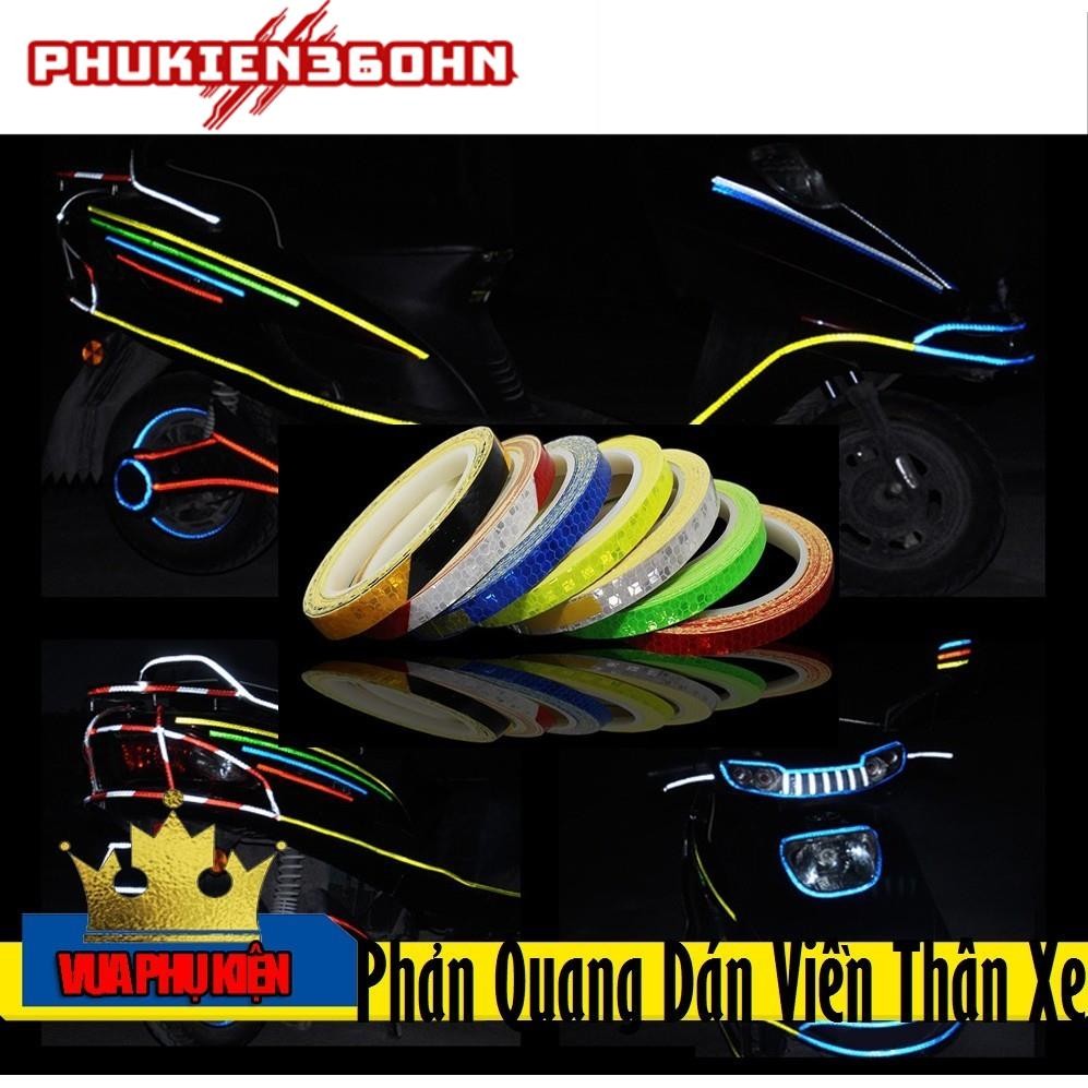 Cuộn Decal Dán Phản Quang Dán Viền Thân Xe