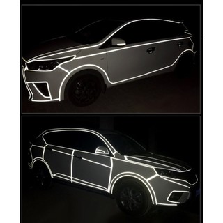 Cuộn Decal Dán Phản Quang Dán Viền Thân Xe