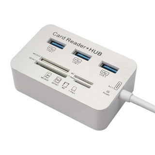 Hub Usb cổng Type C + Đầu Đọc Thẻ Đa Năng