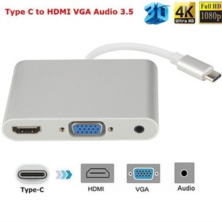 Cáp Chuyển Đổi USB TYPE-C Sang HDMI Và VGA