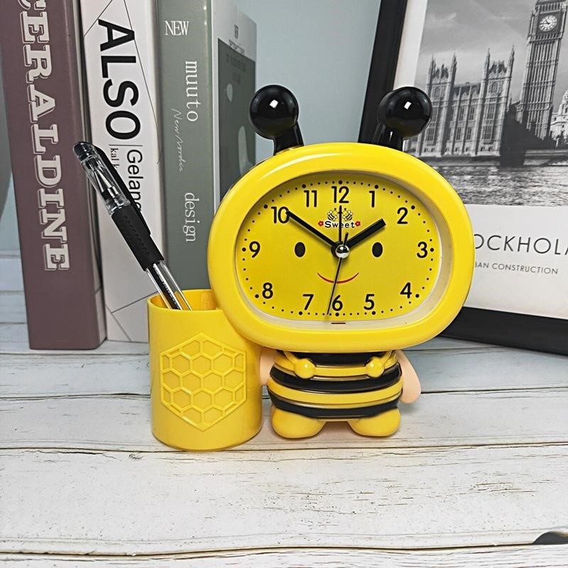 đồng hồ con ong có hộp đựng bút