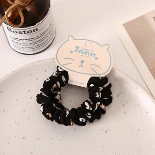 Buộc tóc scrunchies cute hình gấu