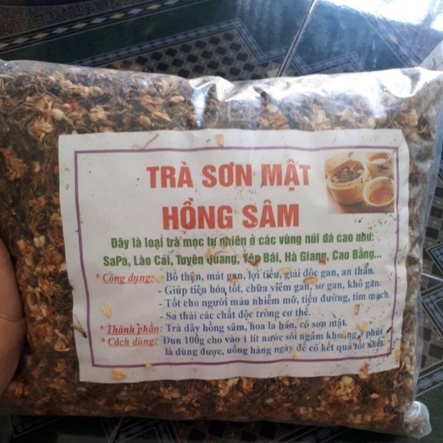 Trà Sơn Mật hồng sâm túi 1kg