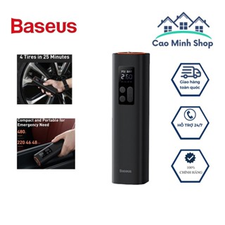 Máy bơm lốp ô tô xe hơi Baseus Super Mini Inflator Pump BS-CG003 đa năng nhỏ gọn đồng hồ đo áp suất