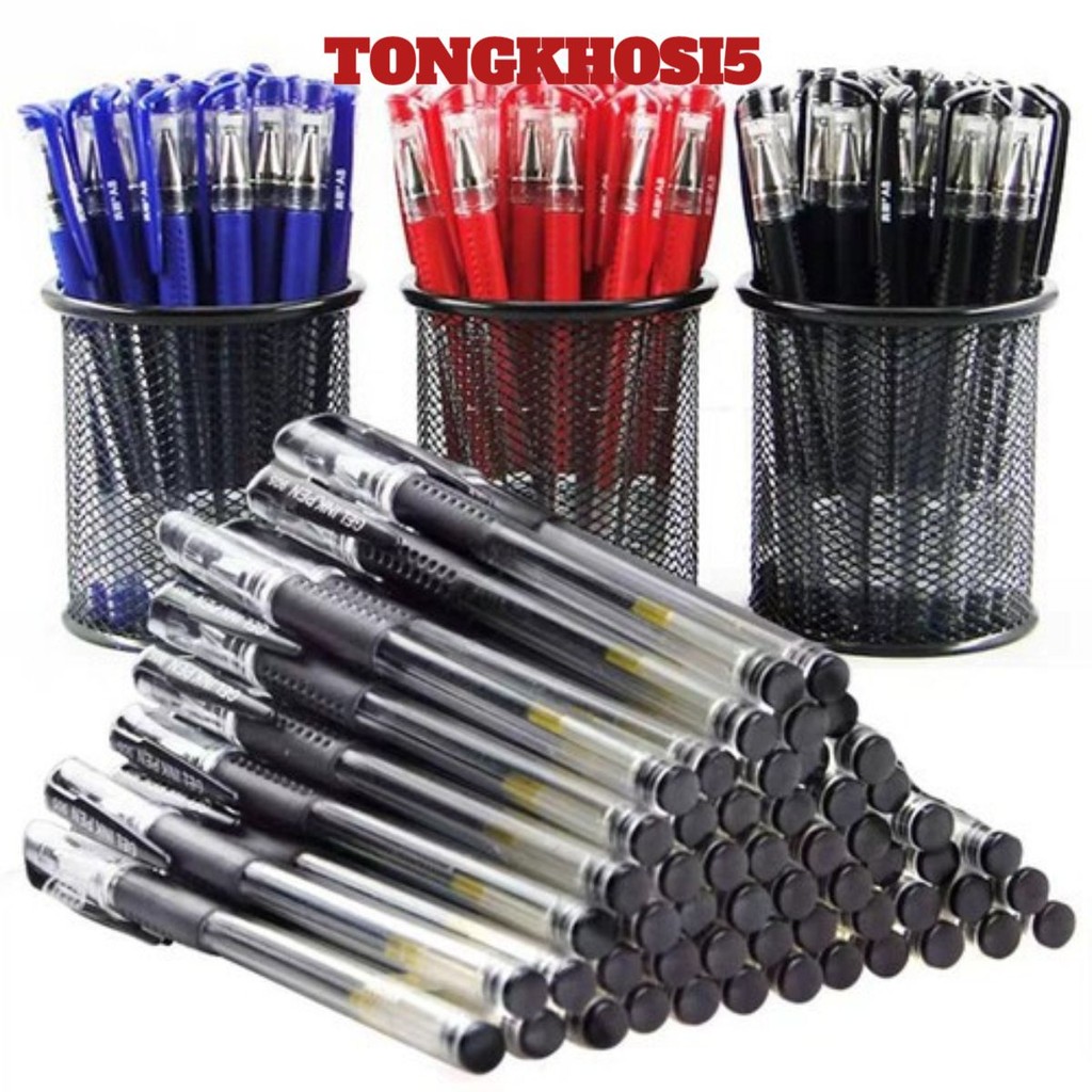 SET 50-100 CHIẾC BÚT BI NƯỚC VĂN PHÒNG SIÊU RẺ SIÊU ĐỀU MỰC - BÚT BI NƯỚC VIẾT SIÊU SƯỚNG CHỮ ĐẸP HƠN BÌNH THƯỜNG 9359