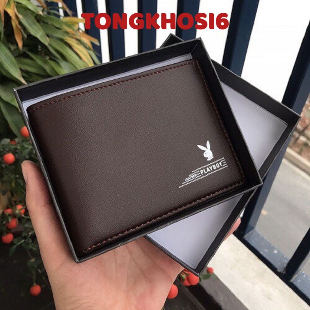 VÍ DA HÀNG HIỆU CHO NAM -  Bóp ví Nam Cao Cấp -  Ví nam CK siêu xịn thời trang trẻ gu sành điệu,ví nam tính cK-966