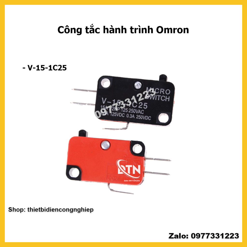 Công Tắc Omron V-15-1C25 - Công Tắc Hành Trình - Switch Omron