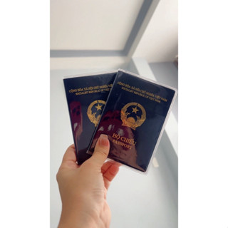 vỏ hộ chiếu passport đặc biệt trong suốt kèm 3 ngăn phụ tiện lợi