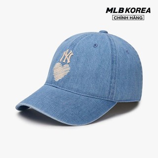 MLB - Nón bóng chày unisex Denim Heart Unstructured 3ACPH024N-50BLL