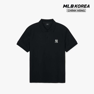 MLB - Áo polo unisex cổ bẻ tay ngắn Basic Comfortable Fit Kara 3APQB0143-50BKS